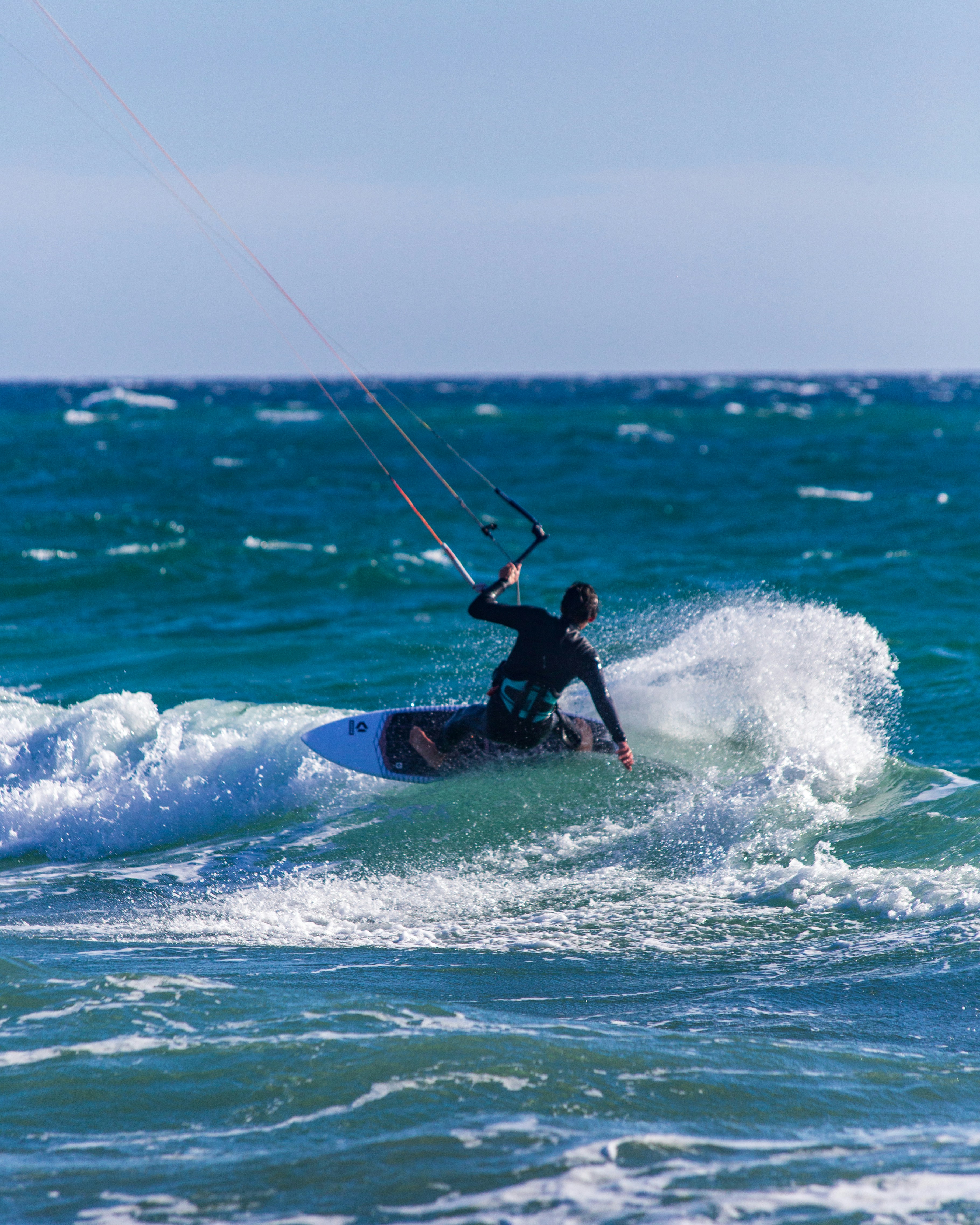 Kitesurfing on the Red Sea